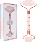 Gesichtsmassage-Roller aus Rosenquarz