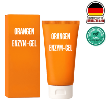 Orangen Enzym-Gel