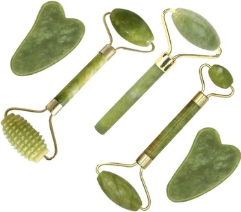 Medivita Jade-Gesichtsroller & Massage-Set