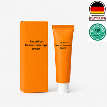 Luxuriöse Haarentfernungscreme