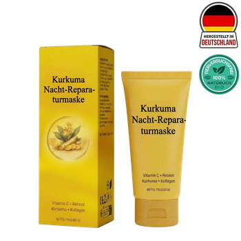 Luxe Kurkuma Gesichtsmaske-Creme