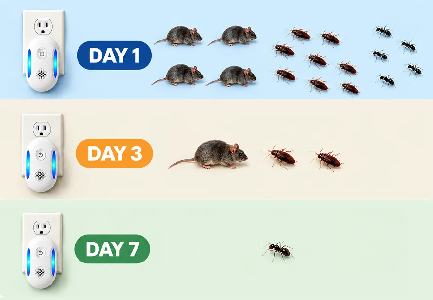 Pest activity decreasing after using Nixo