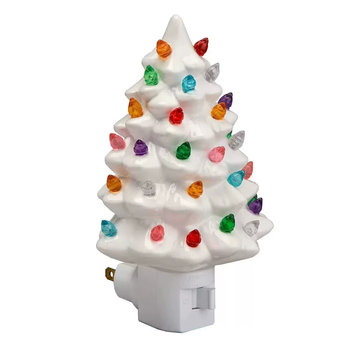 Add 1 White Christmas Tree Night Light