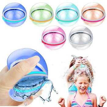 AQUA WATER BALLOONS (6 Pack Various Colors)