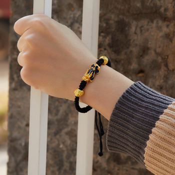 1 PI Xiu Braided Rope Bracelet
