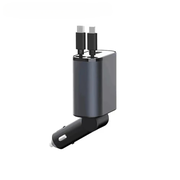 UltraCharge - Fast Car Charger with Retractable Cable