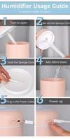 AuraMist - Color-Changing Aroma Diffuser & Cool Mist Humidifier