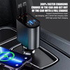 UltraCharge - Fast Car Charger with Retractable Cable