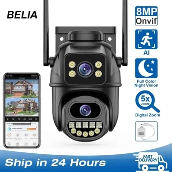 ClearVision 4K PTZ Camera – Dual Lens, 8MP WiFi Surveillance