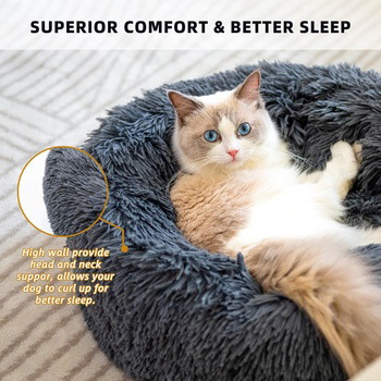 Pet Beds  Anti-Slip & Water-Resistant Bottom