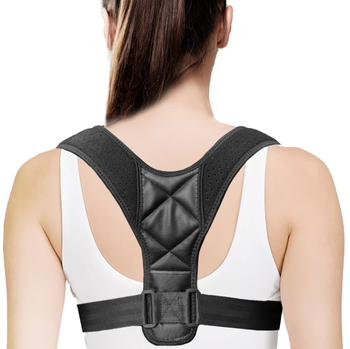 PosturePro Posture Corrector - Adjustable Back Brace for Men and Women - Ergonomic Upper Spine Support for Neck, Shoulder, and Clavicle Alignment - Breathable Comfort for All-Day Wear