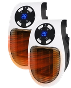 2x Wall Plug Heaters