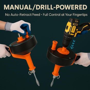 Electric Drill Attachment for TurboDrain