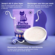 La Litière Pacha™ (2 Chats) | Pacha-Streu™ (2 Katzen) -