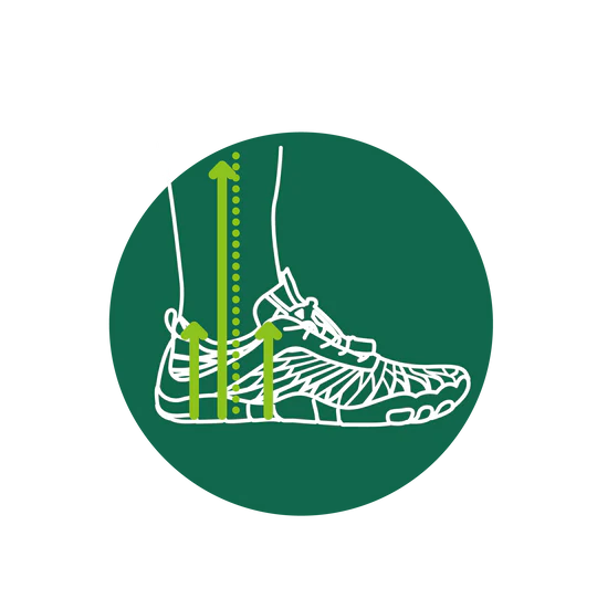 Natural foot position