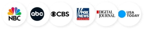 As seen on NBC, ABC, CBS, Fox News, USA Today
