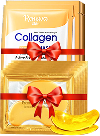 Collagen Face Mask + Golden EyeMasks (Free Gifts)