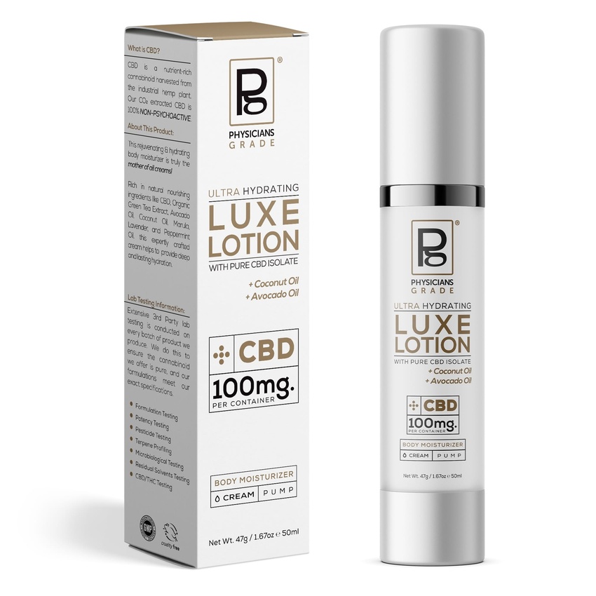 Ultra Hydrating Luxe Lotion + 100mg CBD