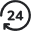 24 hour icon