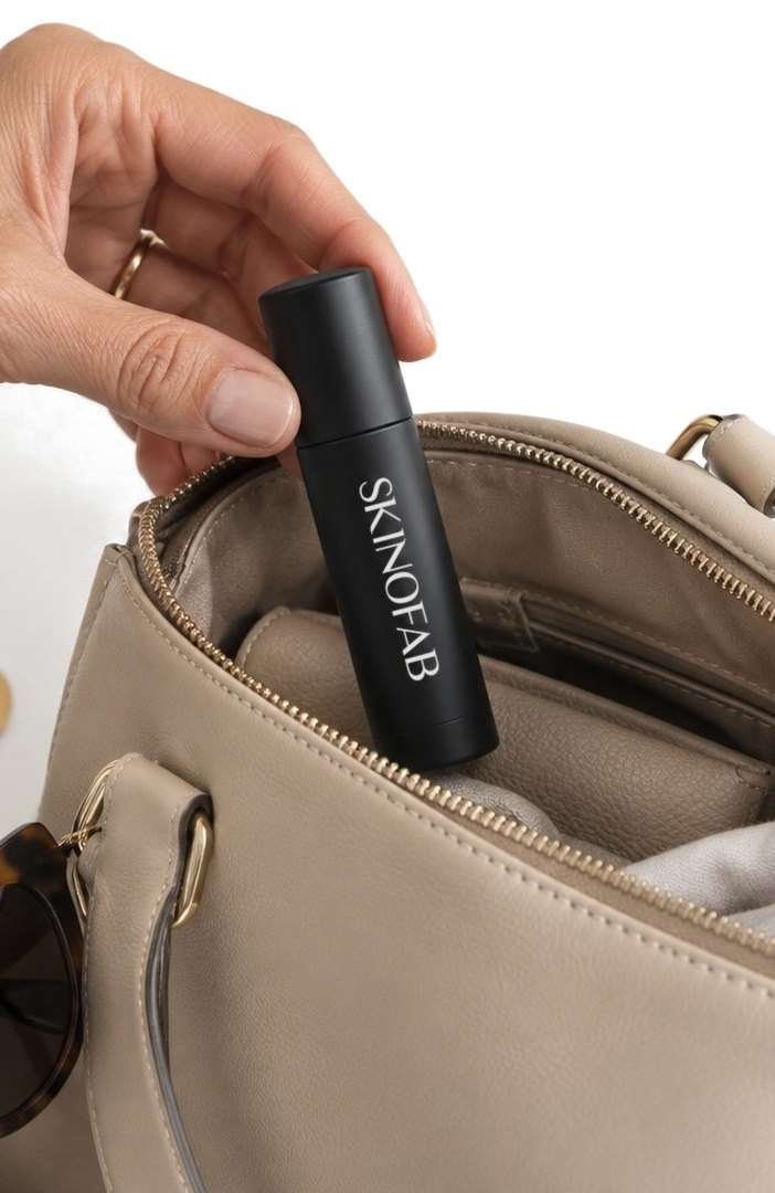 The PDRN Plumping Balm going into a handbag