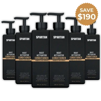 6x Root Activator Conditioner + 1x Root Activator Shampoo + Scalp Brush + Digital Course
