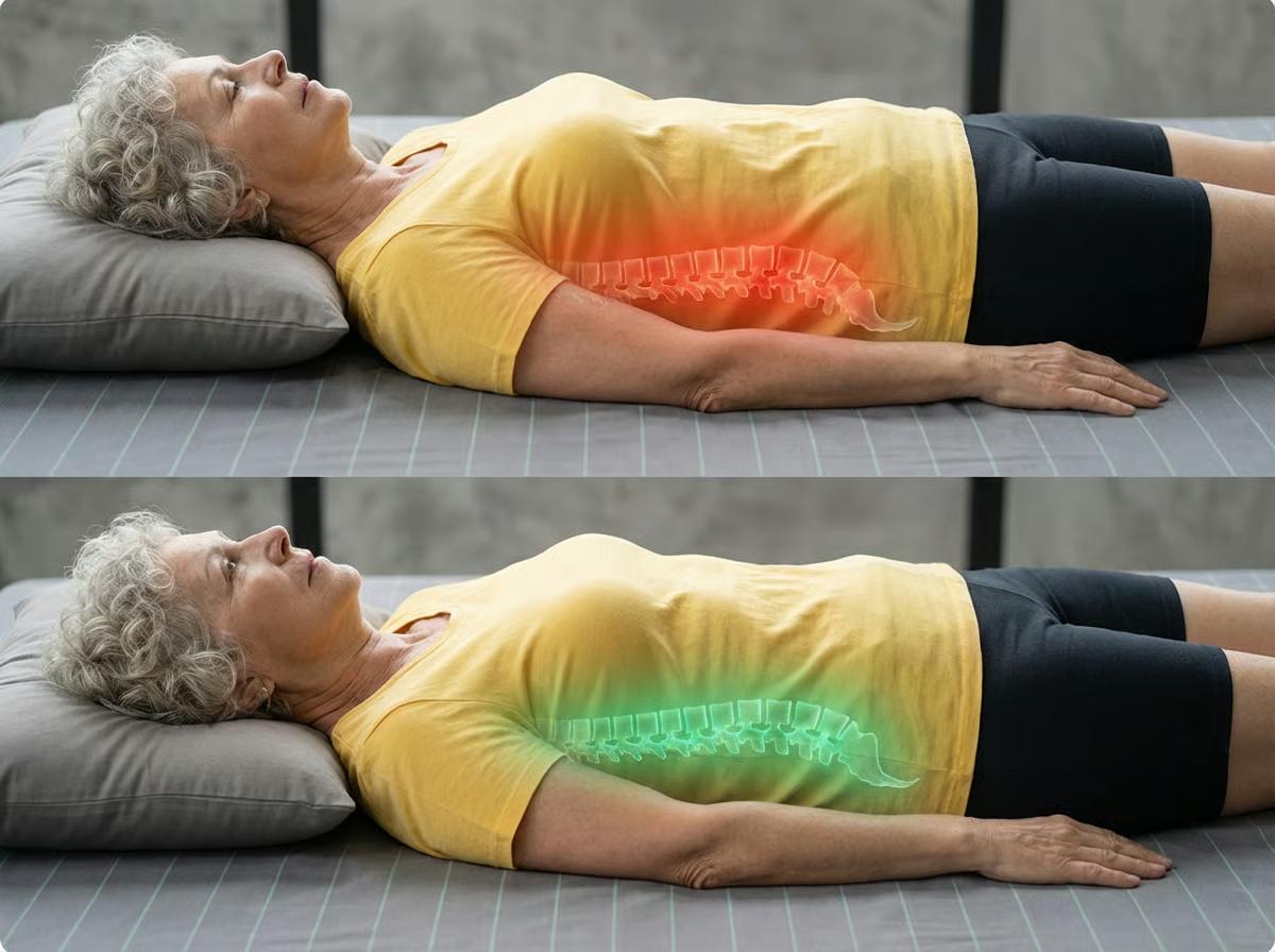 Thermal images showing before and after grounding