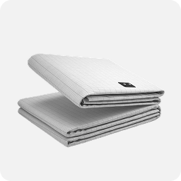 White Terra Grounding Bed Sheet
