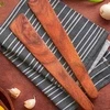 Teak Angled Spatula - Set of 2