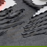 Merida Black Cutlery Set