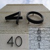 Floating Outdoor House Numbers