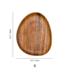 Acacia Wood Serving Plates