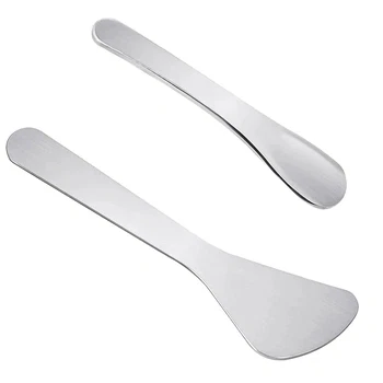 Stainless Steel Cosmetic Skincare Spatula Set