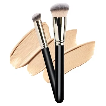 2-Piece Angled Foundation and Concealer Brush Set