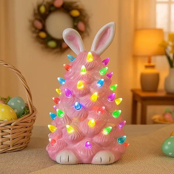 Petal Pink Christmas Bunny - BC ID: 309