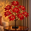 Poinsettia Petal Glow Tree - BC ID: 1098