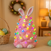 Petal Pink Christmas Bunny - BC ID: 309