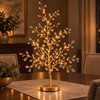 Glimmering Golden Crystal Tree