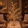 Glimmering Golden Crystal Tree