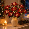 Ruby Red Poinsettia Bouquet - BC ID: 1063