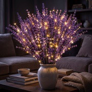 Luminous Lighted Lavender Bouquet - BC ID: 1002