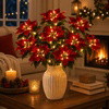 Ruby Red Poinsettia Bouquet - BC ID: 1063