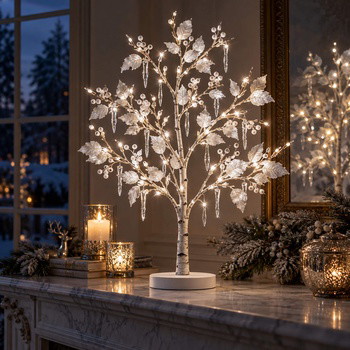 Frosted Crystal Birch Tree - BC ID: 1097