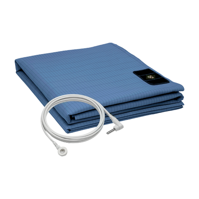 Blue grounding sheet and connection cord