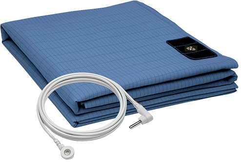 Blue grounding sheet and connection cord