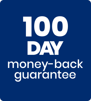 100 day money-back guarantee
