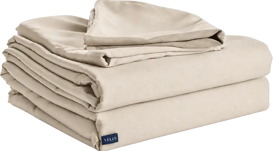 Velin Silver Thread sheet set in Beige