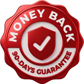 90-day money back guarantee