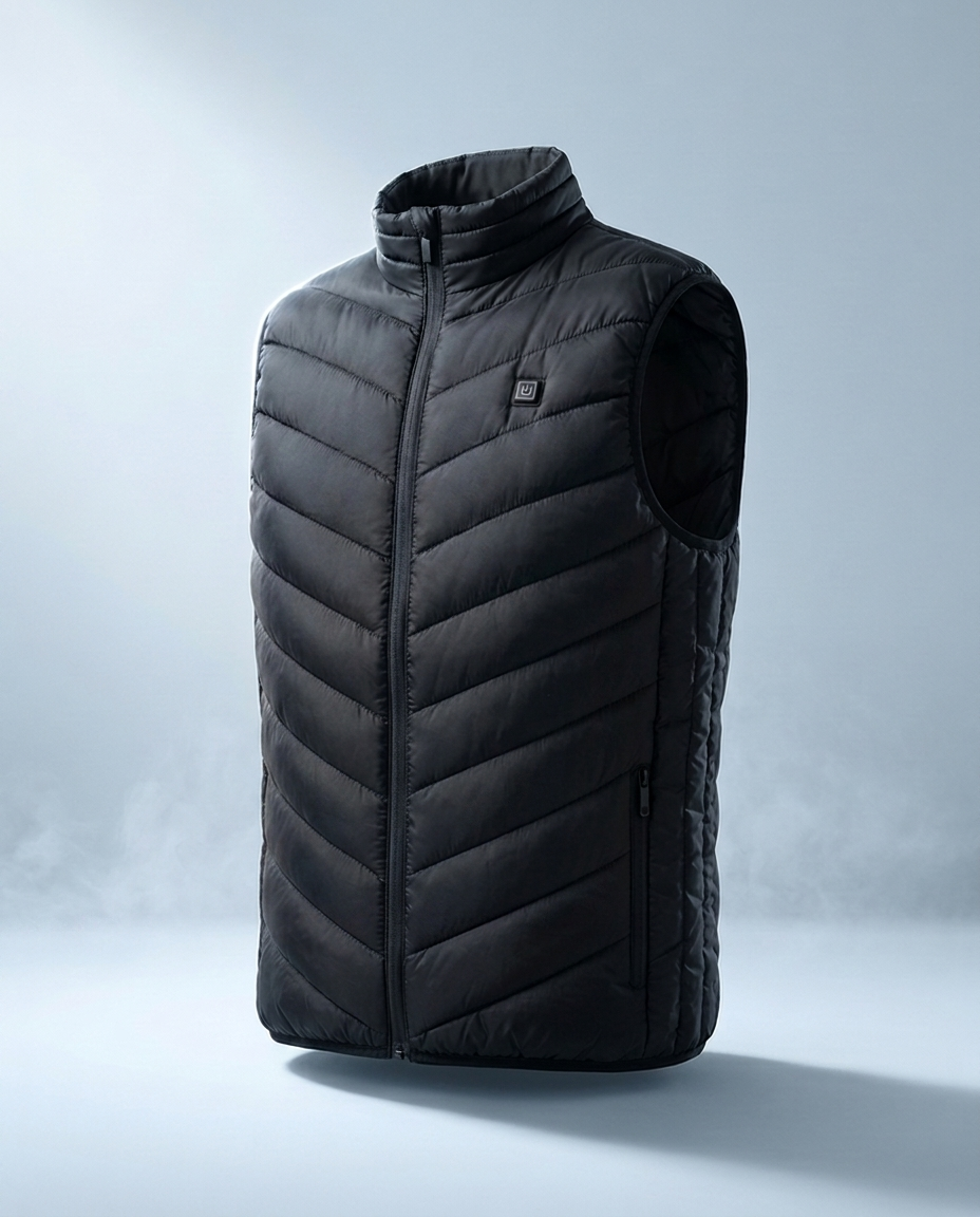 Solana Gear Heated Vest glowing