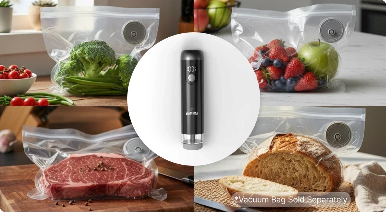 An image of the results of Wamoma Vacuum Seal Pro use
