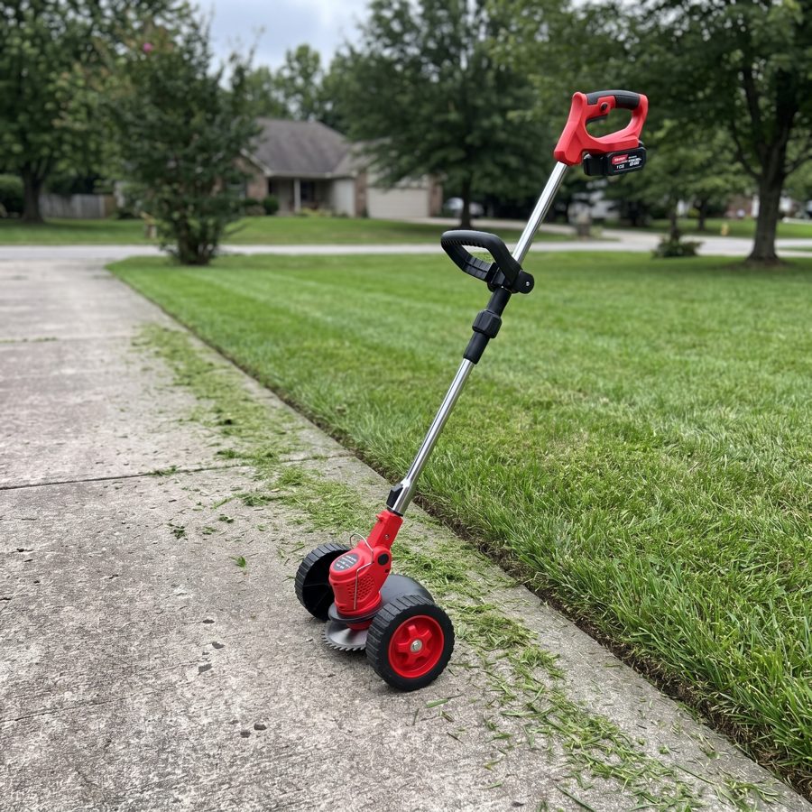 The interchangeable WOODRANGER Weed & Lawn Trimmer cutting blades